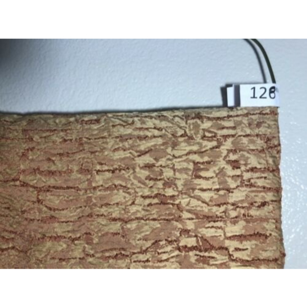 Tablecloth Commercial Used from Hotel & Casino Las Vegas 128"round Red Gold - Picture 3 of 8